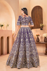 Reception Special Embroidery & Sequence Designer Lehenga Choli