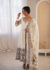 Elegant Embroidered Sequence Designer Anarkali Gown