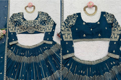Party-wear Georgette Thread & Sequence Work Lehenga Choli