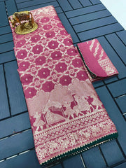 Karwa~Chauth Festival Special Dola Viscose Silk Saree