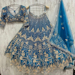 Trending Viral Premium Quality Soft Net Lehenga Choli