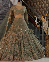 Trending Viral Premium Quality Soft Net Lehenga Choli