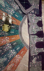 Trendy Butterfly Net Coding Sequence Work Multi Colour Lehenga Choli