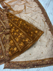Wedding Special Soft Butterfly Net Embroidery Work Lehenga Choli