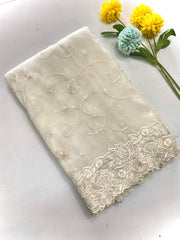 Beautiful Soft Organza Silk Chex Waving Saree