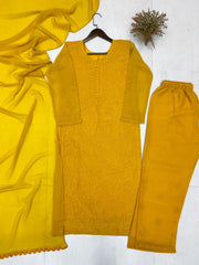 Designer Wear Georgette Embroidery Work Salwar Suit