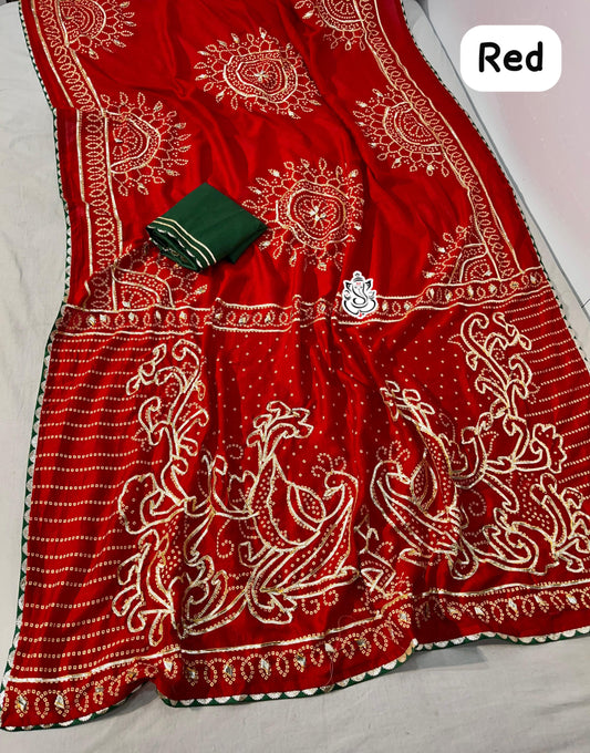 Beautiful Traditional vhichtra silk Saree