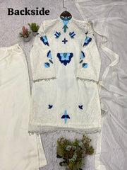 Wedding Special Soft Organza Embroidery Work Suit