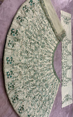 Beautiful Quality Diamond Silk Embroidery Sequins Work Lehenga Choli