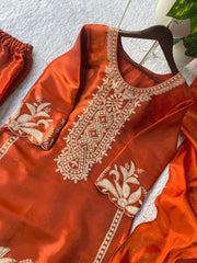 Designer Jimmy Choo Sequence Embroidery Work Sarara