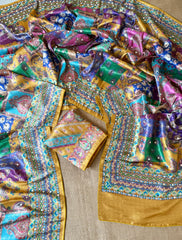 Beautiful Soft Dola Silk Full Zari Jacquard Weaving Saree