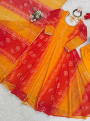 Festive Special Georgette Digital Printed Gown