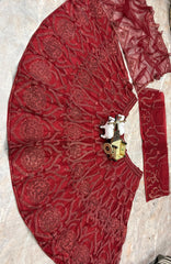 Party-wear Butterfly Net Coding Sequence Work Lehenga Choli