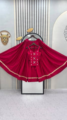 Navratri Special Cotton Handwork Real Coding & Mirror Work Lehenga With Stitched Blouse