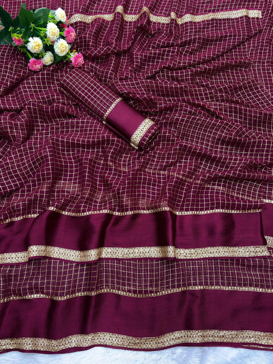 Party-wear Viscose Georgette Saree