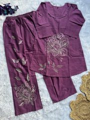 Beautiful & Comfortable Dabu Cotton Designer Co-ord Set