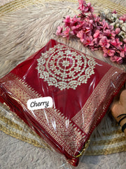 Beautiful Jaipuri Gota patti Work Saree