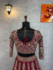 Festival Special Georgette Embroidery Sequence With Real Mirror Work Lehenga Choli