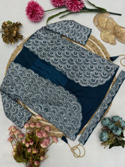 Effortlessly Elegant Chinnon Silk Ready To Were Saree