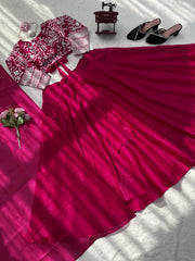 Party-wear Designer Jimmy Choo Silk Coding Dori With Sequence Work Lehenga Choli