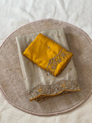 Beautiful Rangoli Silk Embroidery Thread & Zari Work Saree