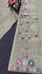 Beautiful Soft Net Embroidery Sequence Work Lehenga Choli