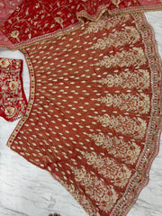 Designer Rolex Silk Embroidery Sequence Work Lehenga Choli