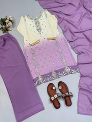 Beautiful Georgette Embroidery Sequence Work Suit