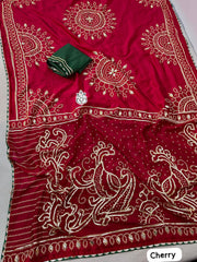 Beautiful Traditional vhichtra silk Saree