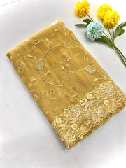 Beautiful Soft Organza Silk Chex Waving Saree