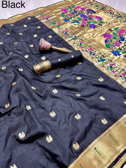 Beautiful Pure Soft Kanchivaram Paithani Silk Saree