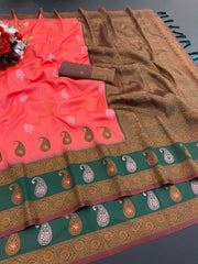 Beautiful Pure kanjivram Banarasi Silk Saree