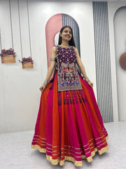 Navratri Special Vichitra Silk Work Lehenga Choli