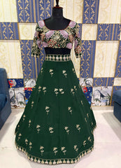Designer Party Were Sequence Embroidery Work Lehenga Choli
