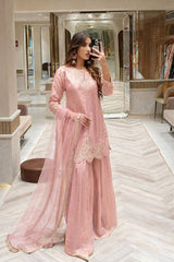 Designer Fandy Silk Embroidery Sequence Work Suit