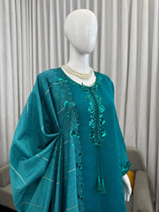 Designer Chanderi Thread Sequence Work Suit