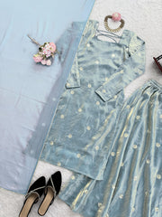 Charming Fendy Silk Crafted For Comfort Stitched Suit