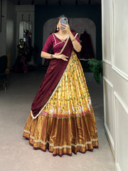 Traditional And Elegance Mysore Silk Lehenga Choli