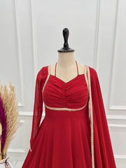 Festive Special Georgette Fancy Designer Anarkali Gown