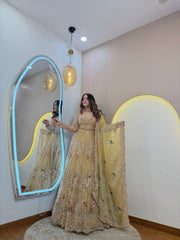 Beautiful Fendy Silk Sequence Embroidery Work Lehenga choli