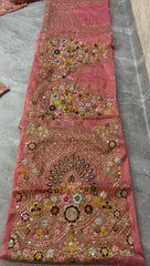 Party-wear Gold Crush Embroidery Sequence Work Lehenga Choli