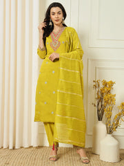 Beautiful Roman Silk Embroidery With Sequence Work Dress