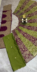 Trending Chinon Silk Embroidery Sequence Work Lehenga Choli