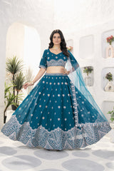 Charming Georgette Sequence & Embroidery Work Lehenga Choli
