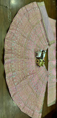 Beautiful Flared Butterfly Net Sequence Embroidery Work Lehenga Choli