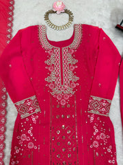 Festive Wear Georgette thread With Sequence Work Salwar Suit