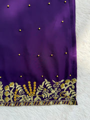 Elegant Ethnic Georgette Beads With Thread & Sequence Work Dress