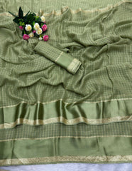 Party-wear Viscose Georgette Saree