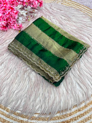 Beautiful Space Soft Silk Jarkhan Work Saree