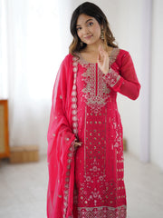 Festive Wear Georgette thread With Sequence Work Salwar Suit